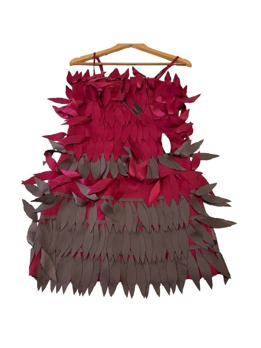 New With Tags Lulumari funky dress bodycon western danse line pink grey medium